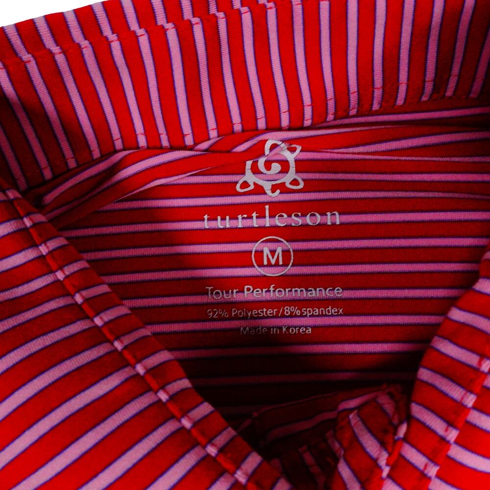 Turtleson Striped Performance Pine Tree Golf Club… - image 5